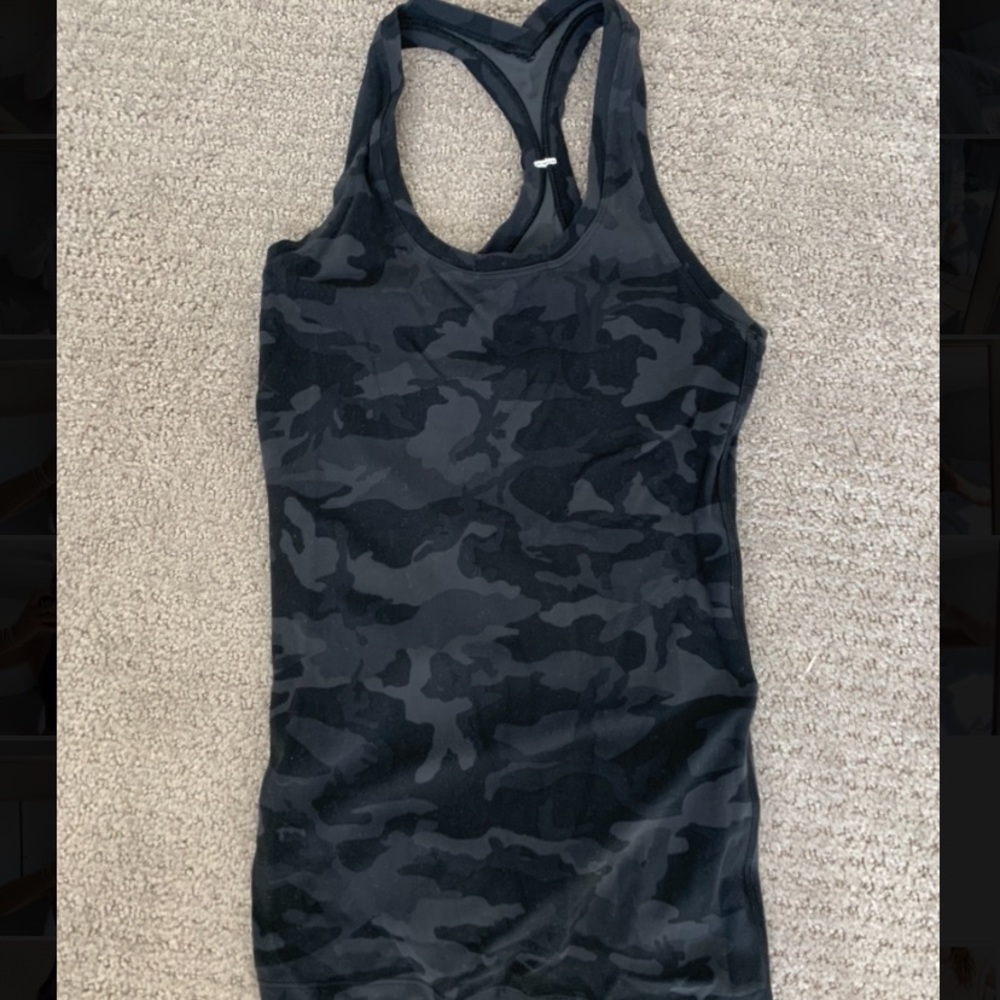 Lululemon camo racer back tank